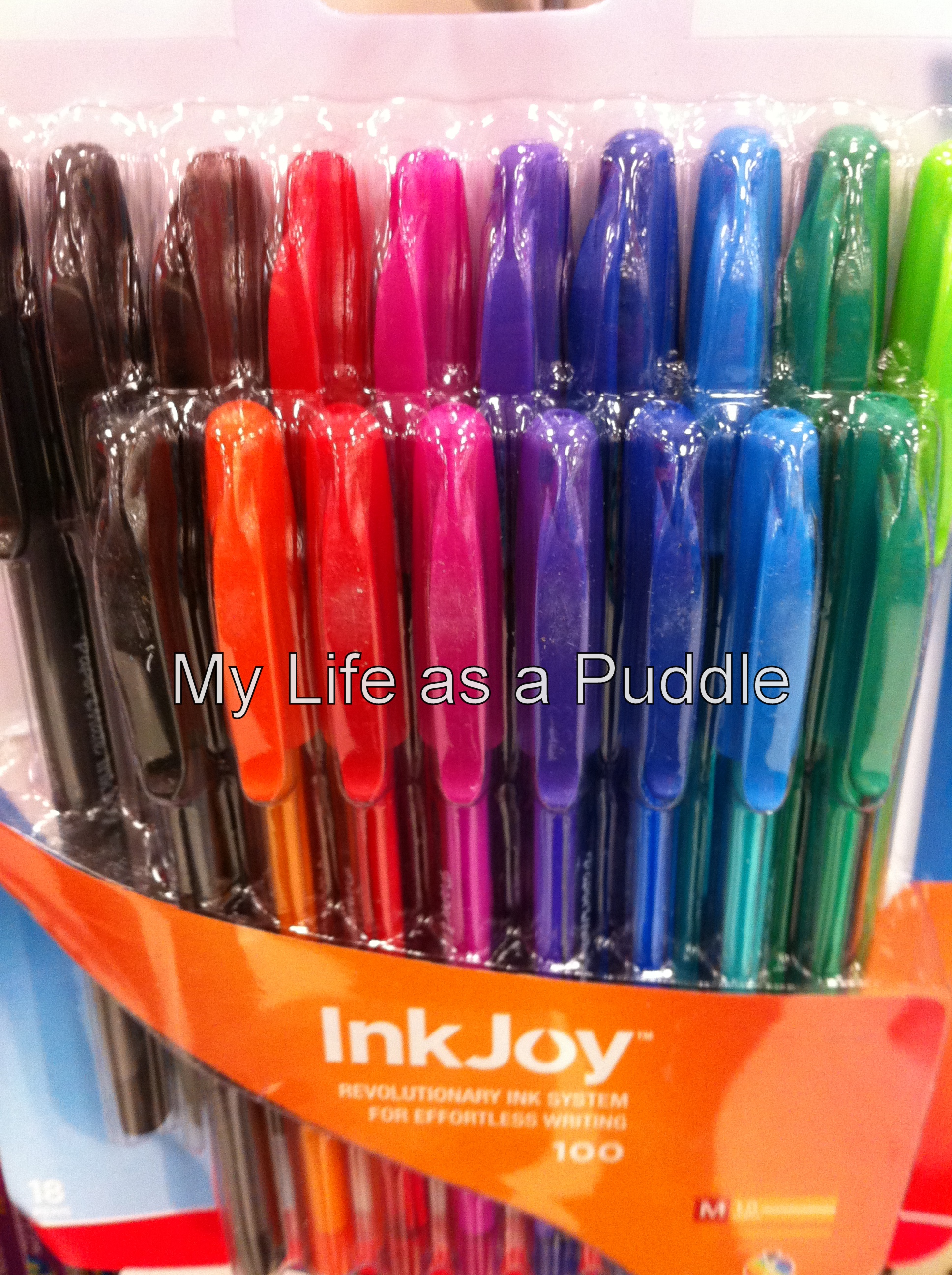 PaperMate InkJoy 100 pens – My Life as a Puddle