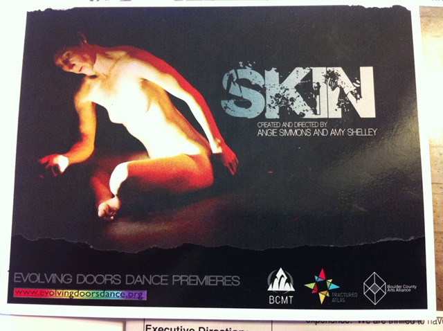 SKIN postcard